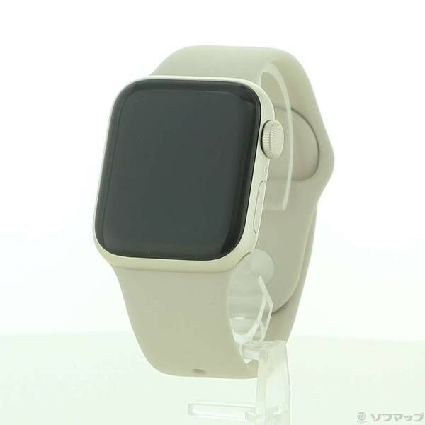 〔 〕〔 〕 Apple Watch SE 第2世代 GPS 40mm スターライトアルミニウムケース スターライトスポーツバンド 258