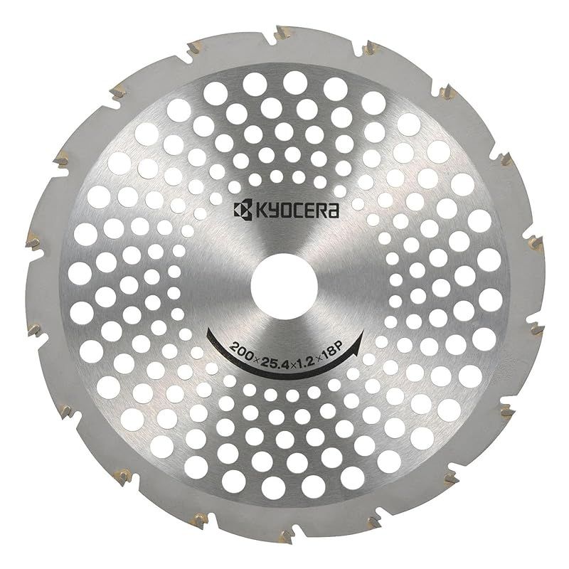 京セラ(Kyocera) 旧リョービ 電気式・充電式刈払機用 軽量チップソー 200mm×18P 1