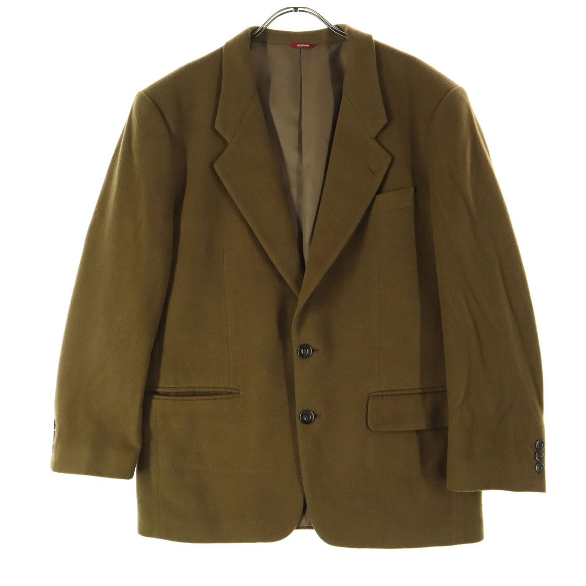ダーバン メンズジャケット ブレザー S 古着 Durban ダーバン 長袖 スーツジャケット S ブラウン 胸ポケット メンズ