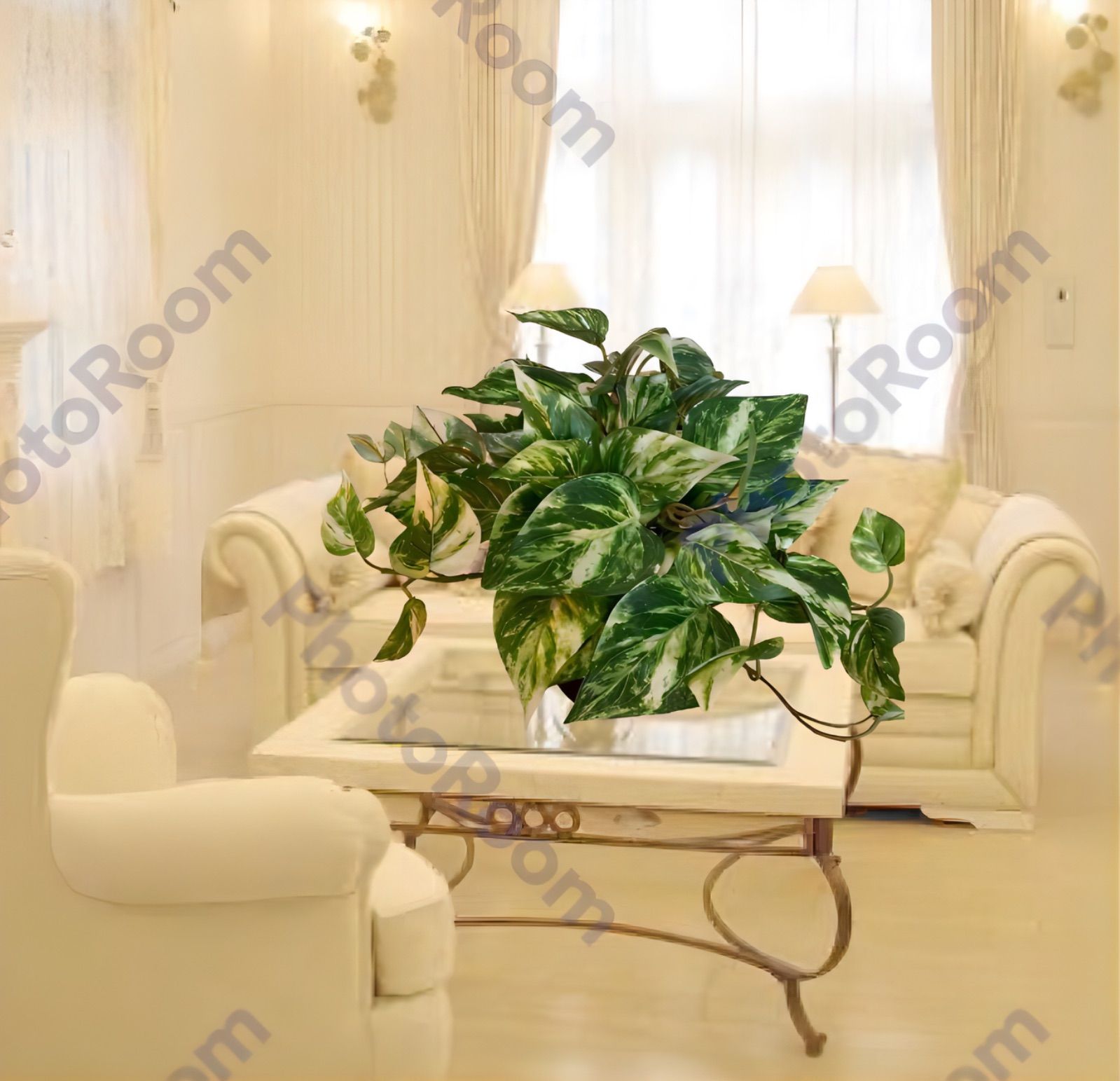 光触媒 人工観葉植物 ウォールグリーン フェイクグリーン 特大ポトス