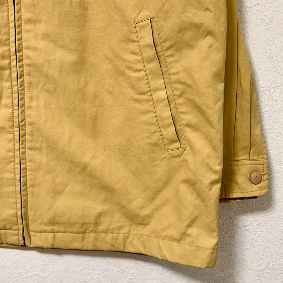 イヴサンローラン ナイロンジャケット メンズM イエローベージュ 刺繍  