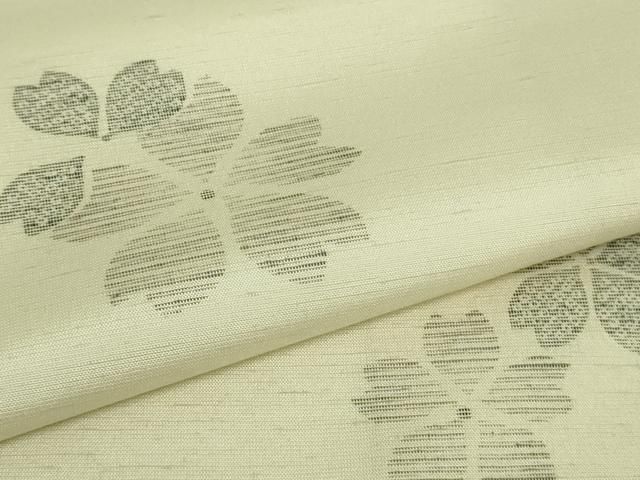 平和屋着物□極上 小紋 舞桜 象牙色地 ロング丈 逸品 DZAA7302kh5  