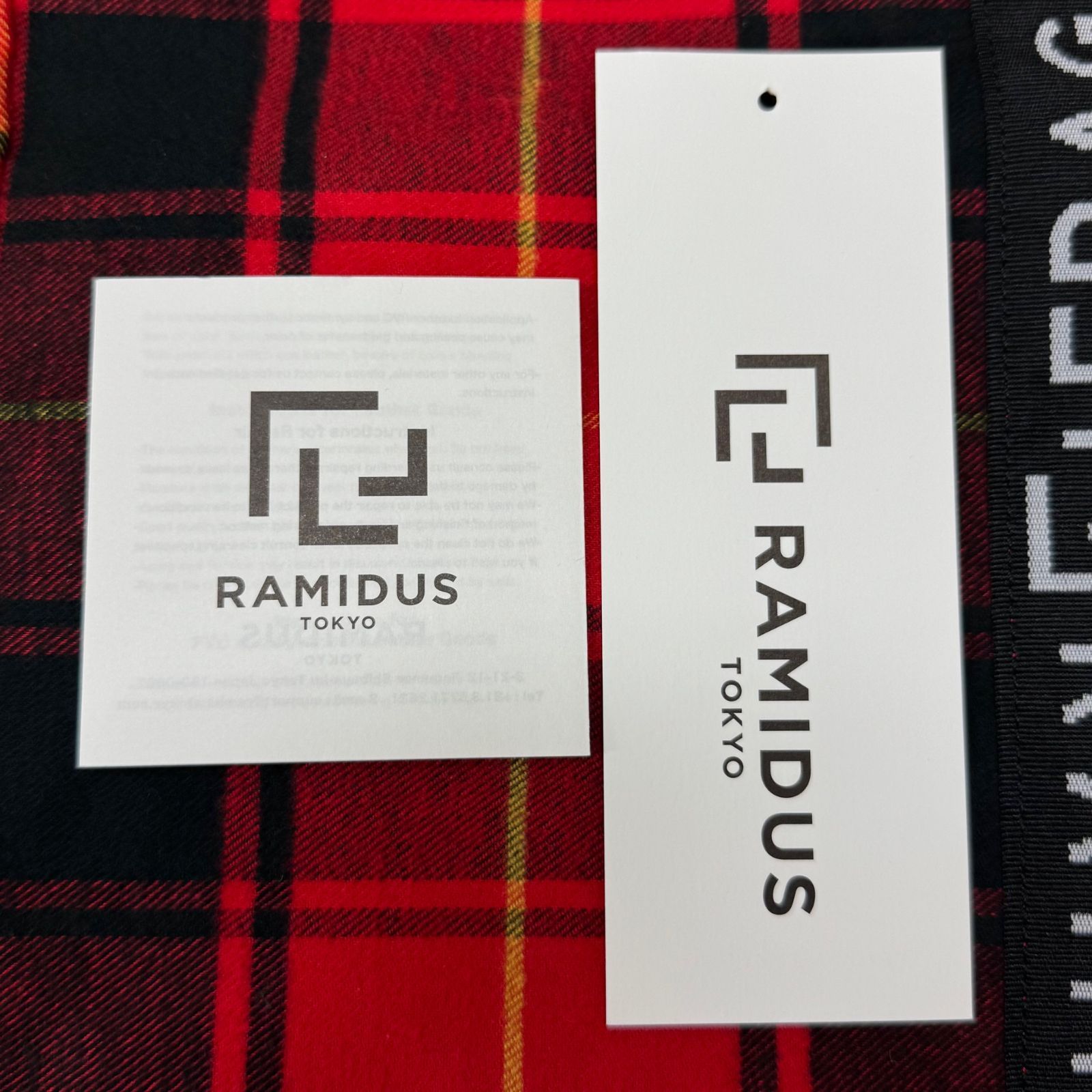 参考上代9900円 未使用品 RAMIDUS × FRAGMENT DESIGN BOX TOTE BAG 