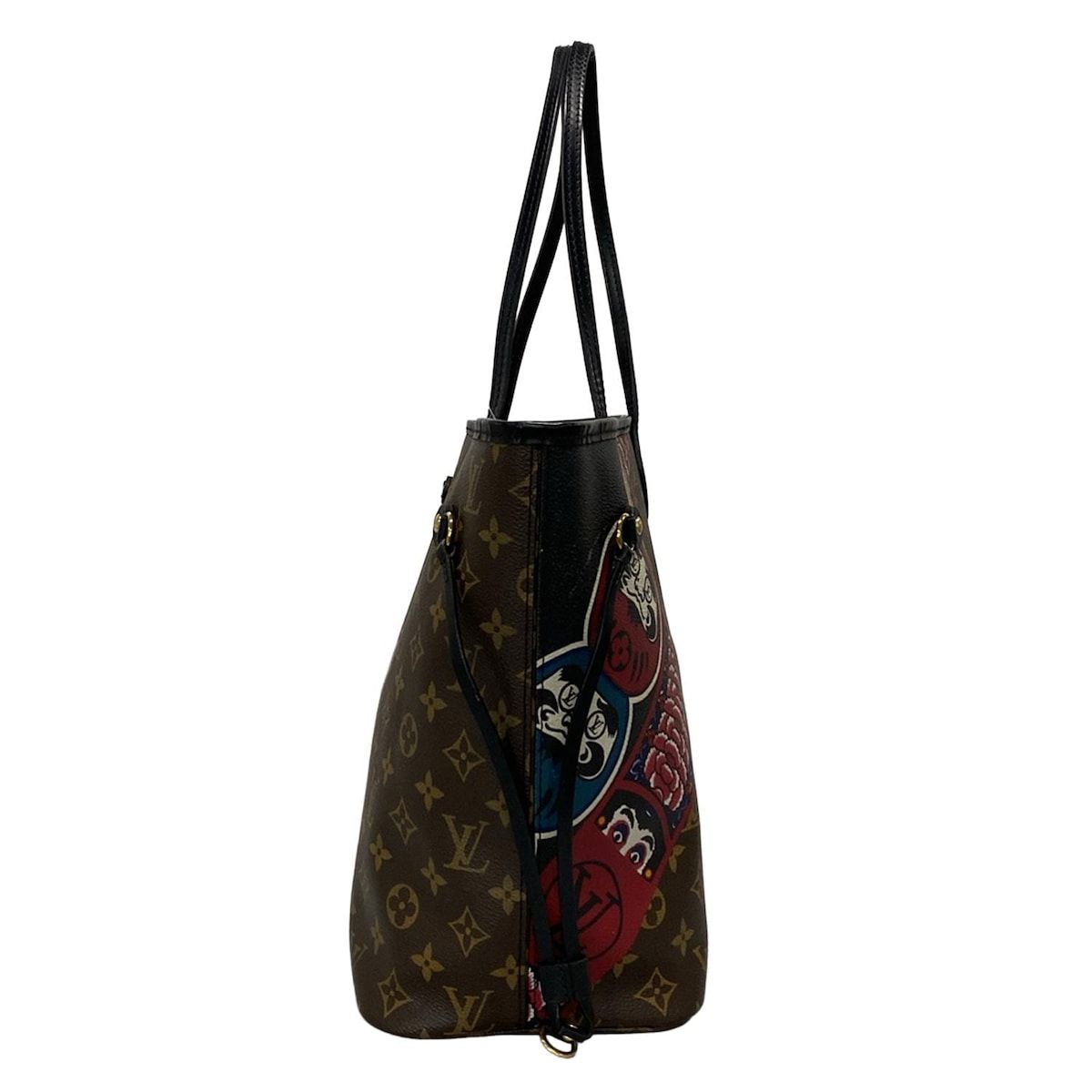 LOUIS VUITTON ルイヴィトン トートバッグ LV×山本寛斎 ネヴァーフルMM M43499 モノグラム×レッド×マルチ