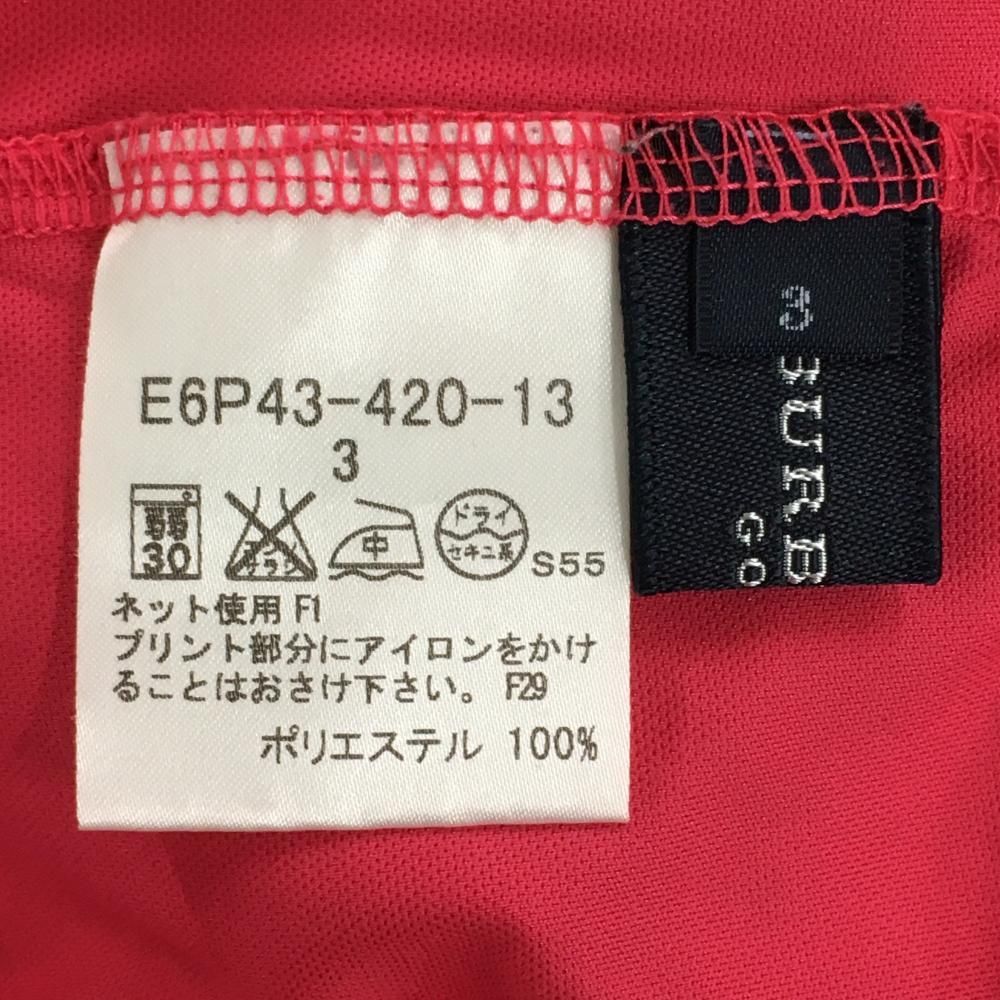 超美品】バーバリーゴルフ 長袖タートルネックシャツ ピンク 袖