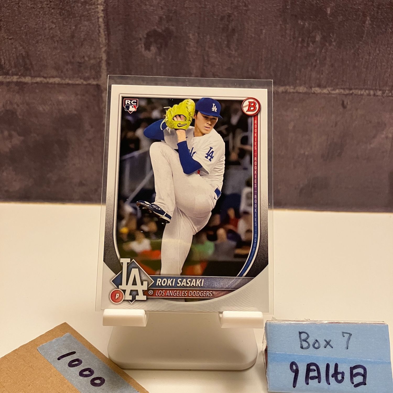 2024 Topps Bowman Chrome Sasaki Roki Los Angeles Dodgers RC Rookie Rookie Card