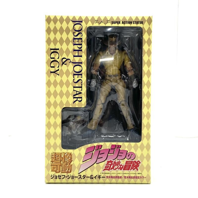 【未開封】超像可動クリスタル　ジョセフ&イギー　ジョジョの奇妙な冒険　第3部 超像可動『ジョジョの奇妙な冒険 第3部』「ジョセフ・ジョースター