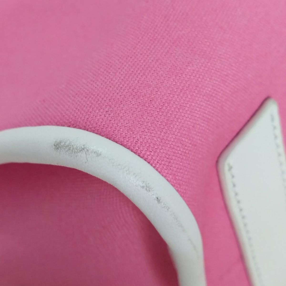 Kate spade(ケイトスペード) ハンドバッグ - ピンク×白 レザー - メルカリ 