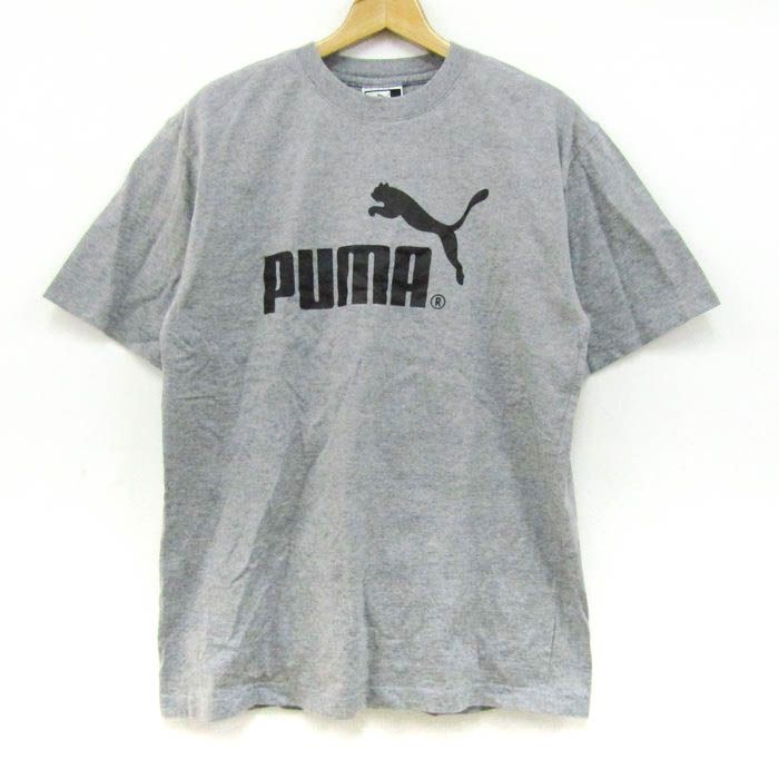 プーマ 半袖Ｔシャツ トップス ロゴT コットンT スポーツウエア キッズ 男の子用 160サイズ グリーン PUMA プーマ 半袖Ｔシャツ トップス ロゴT スポーツウエア コットン メンズ