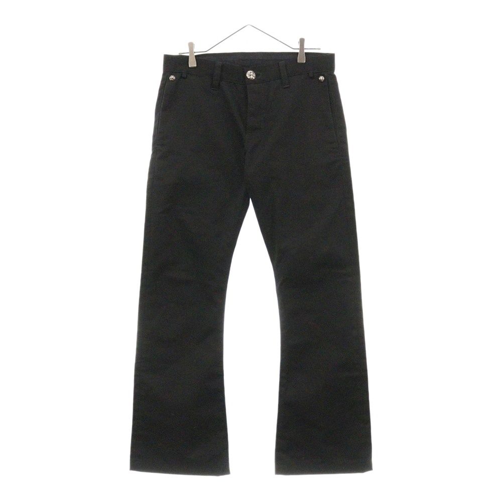 CHROME HEARTS クロムハーツ CHINOS レザー切替チノロングパンツ JVPタグ