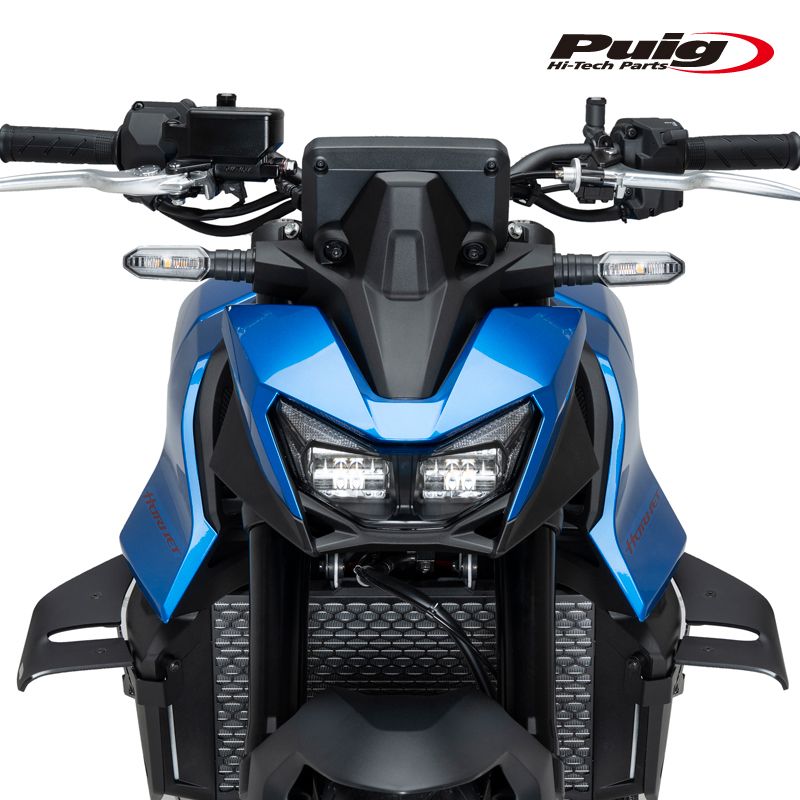 Puig 22426J SPOILERS D12 MATT BLACK HONDA CB750 HORNET 25- プーチ スポイラー