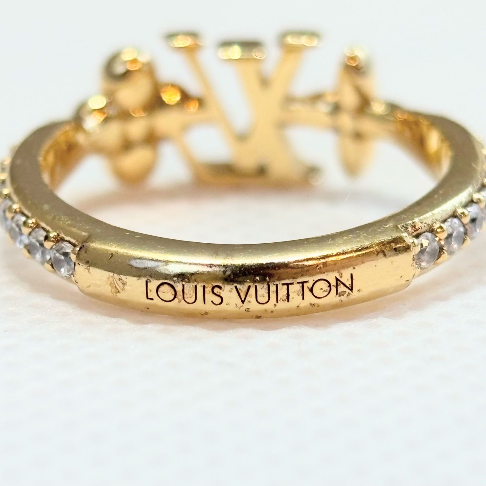 ルイヴィトン LV アイコニック リング ゴールド GP M1461M LV Iconic Ring S00 - Women - Fashion Jewelry | LOUIS VUITTON ®