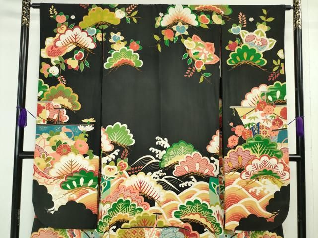 黒地