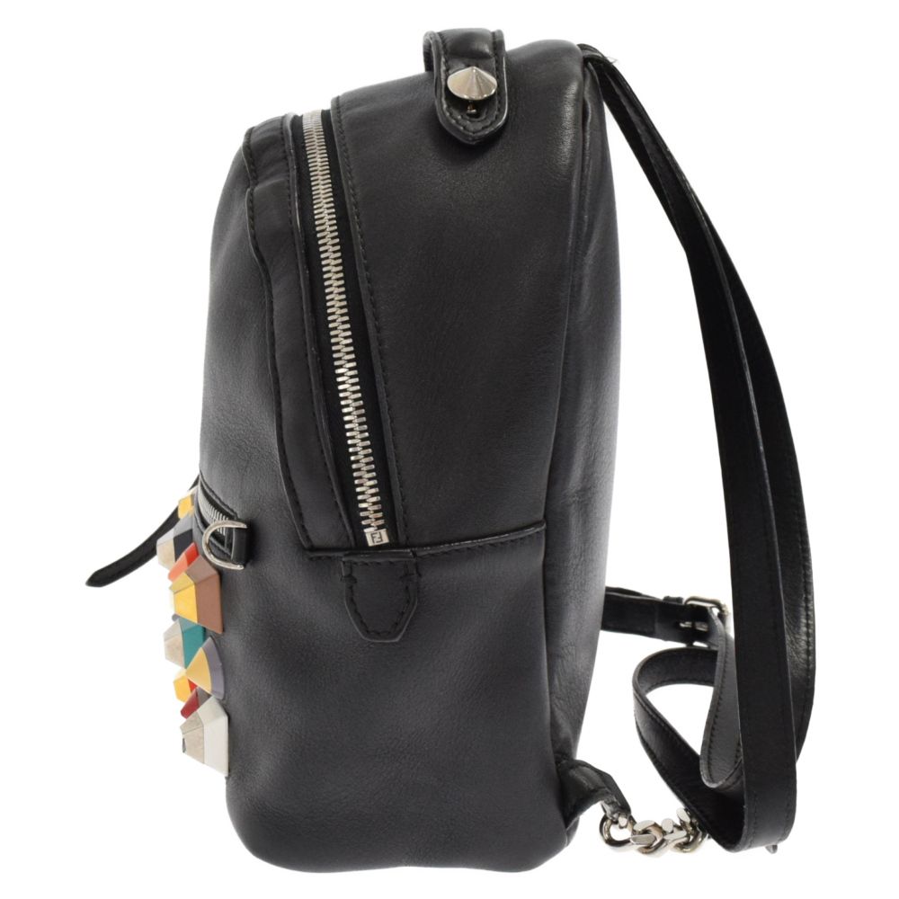 FENDI バイザウェイ ピラミッドスタッズ バックパックミニ　美品 FENDI (フェンディ) BAG BUCK MINI バイザウェイ パラジウム