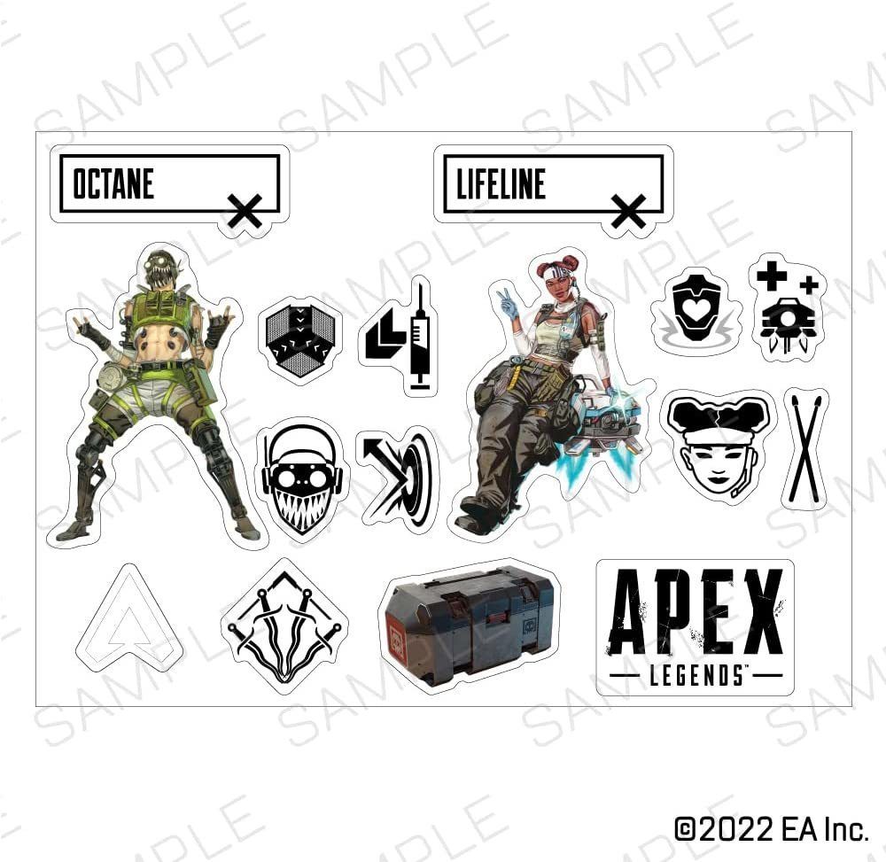 APEX LEGENDS デカールステッカー 3枚セット A☆新品未開封