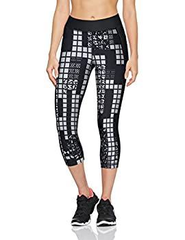 Under Armour Women's HeatGear Armour Print Capris Anthracite (017)/llic Silver X-Small