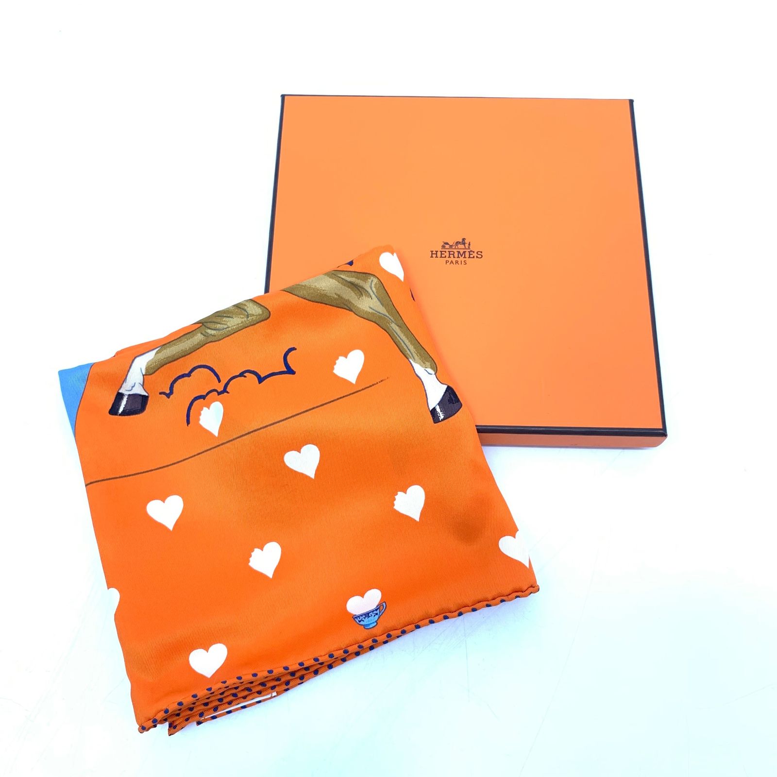 HERMES エルメス スカーフ カレ70 Tea Time Medaillons ティータイム 
