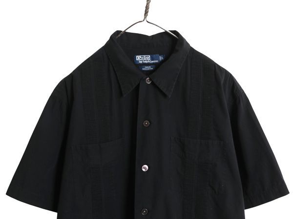 スペシャル US古着 ラルフローレン オープンカラー キューバシャツ JAVA Polo by Ralph Lauren JAVA オープンカラーキューバシャツ