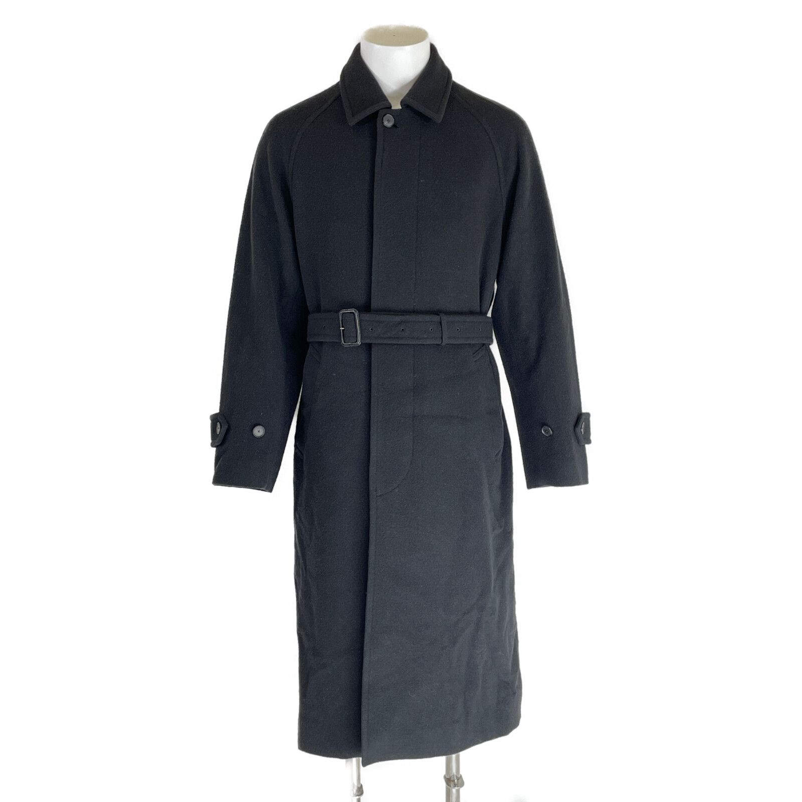 AURALEE オーラリー 【美品/23年製】A23AC01MC CASHMERE WOOL MOSSER SOUTIEN COLLAR COAT カシミア ウール ステンカラー 3