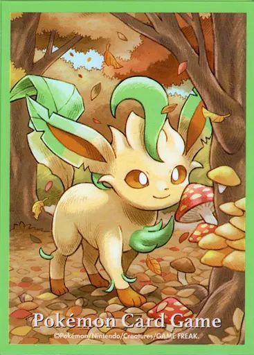 [Used] Supply Pokemon Card Game Deck Shield (sleeve) Leafia Pokemon Center Limited