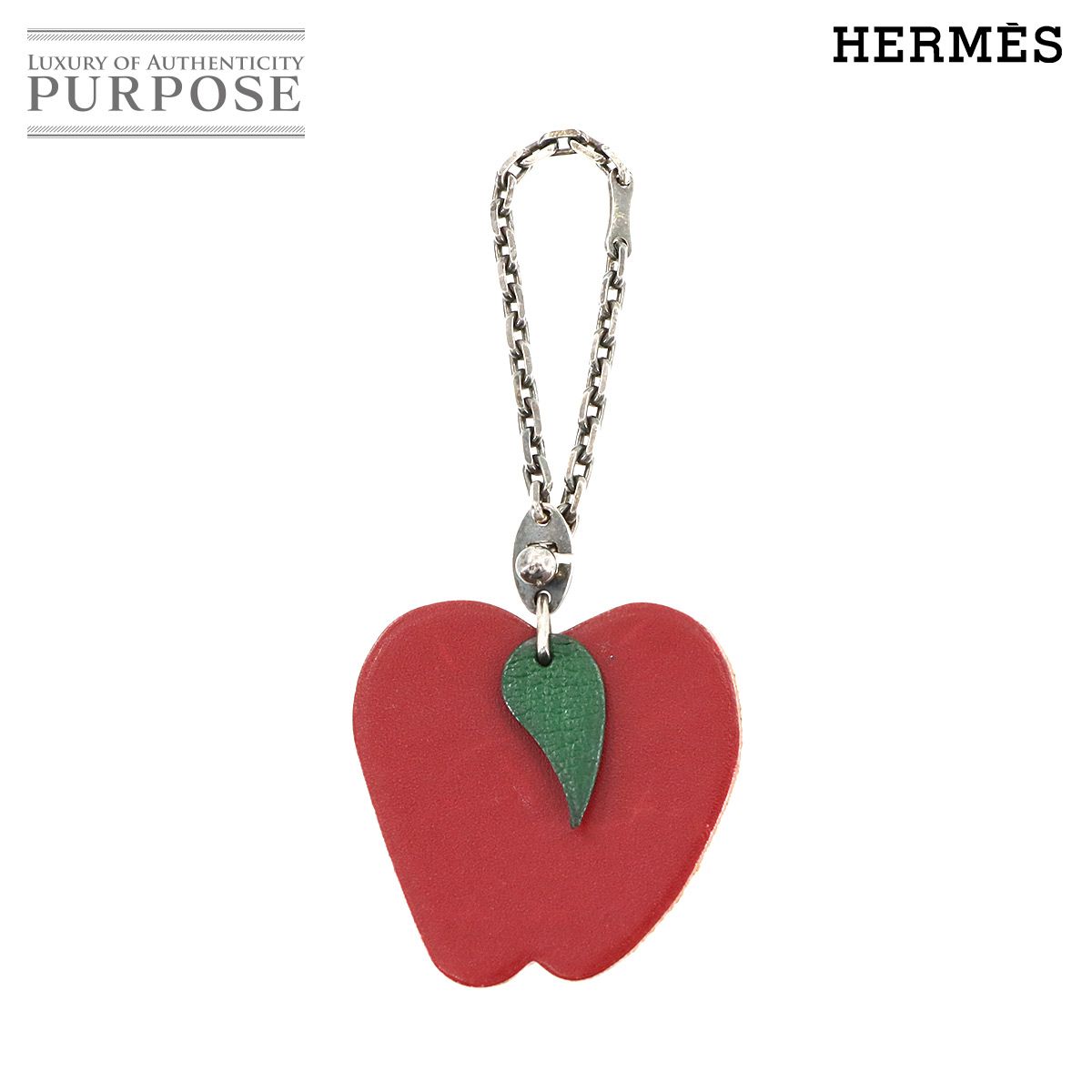HERMES エルメス フルーツポルト クレ アップル りんご チャーム 袋付き 楽天市場】HERMES エルメス タデラクト×シェーブル アップル