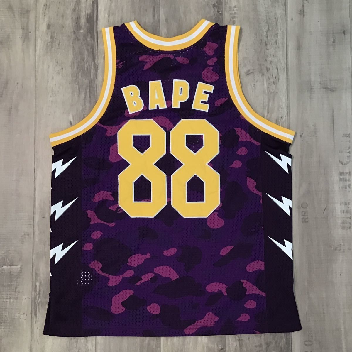 BAPE LAKERS タンクトップ 93 Lakers ape BAPE バスケ タンクトップ 93