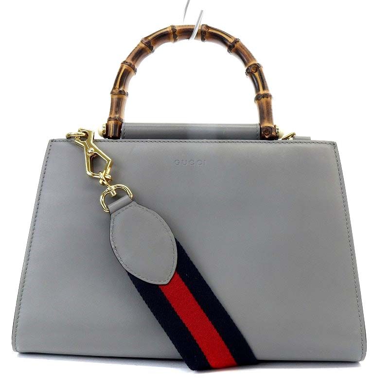 グッチ GUCCI バンブー ニムフェア ハンドバッグ ワンハンドル 