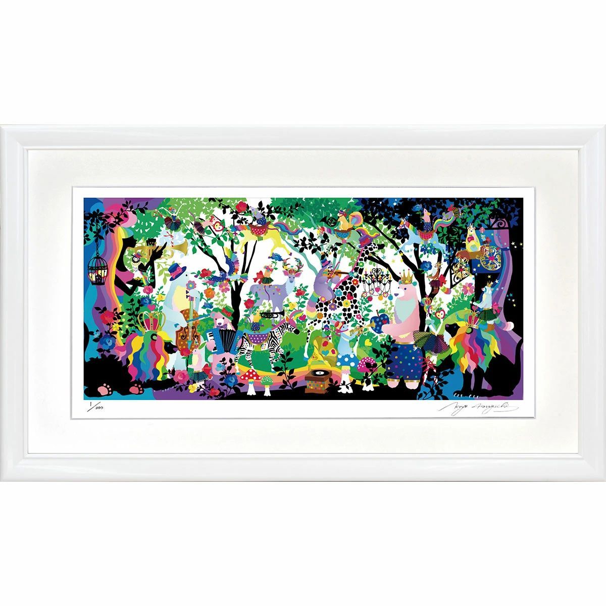 ホアキン・トレンツ・リャド「薔薇園」シルクスクリーン :: 絵画買取