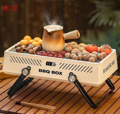 Amazon | Zosyfex 焚き火スタンド 丸テーブルバーベキューグリル