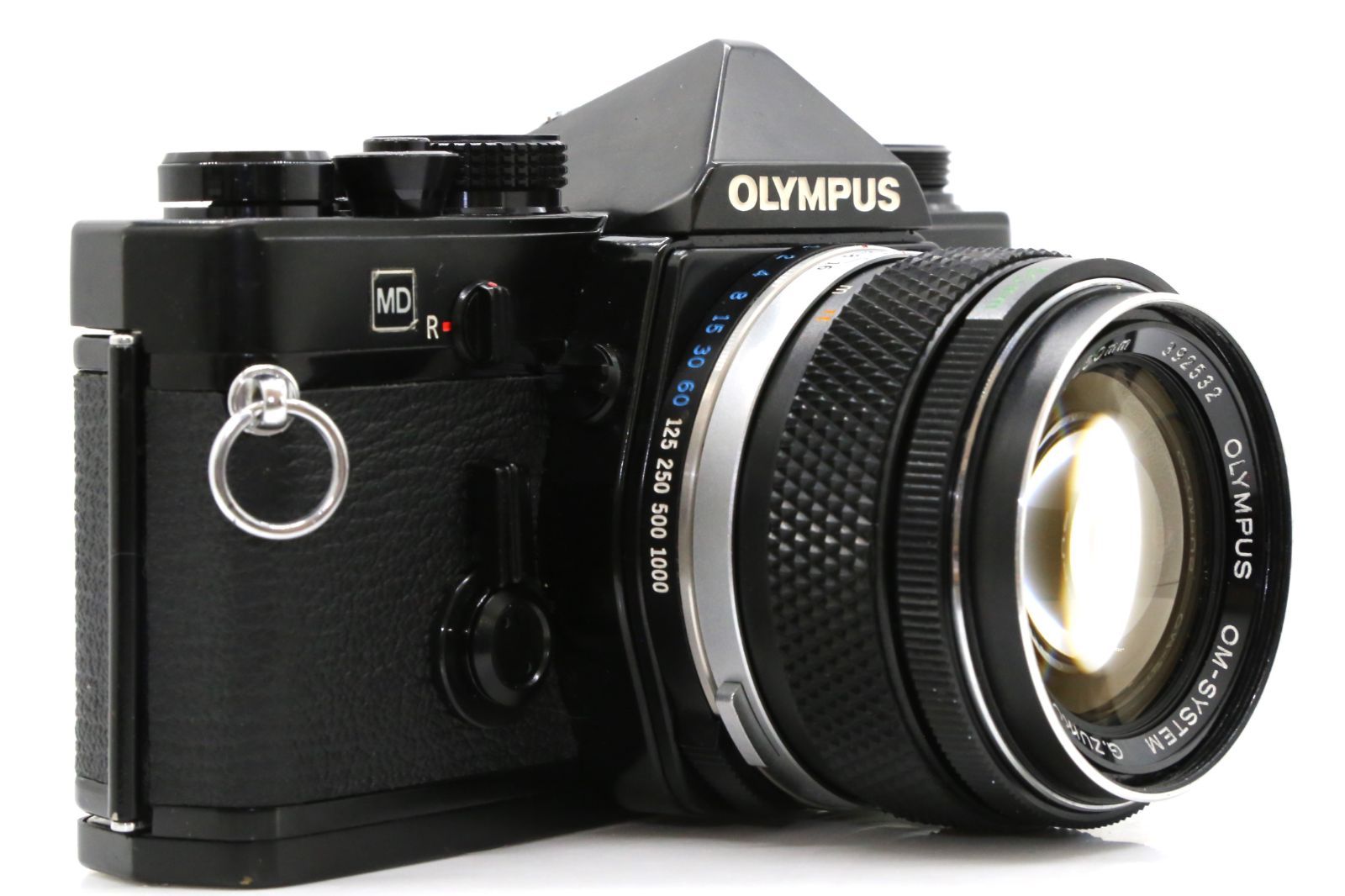 良品 OLYMPUS OM-1 MD ブラック 一眼レフフィルムカメラ OM-SYSTEM G 