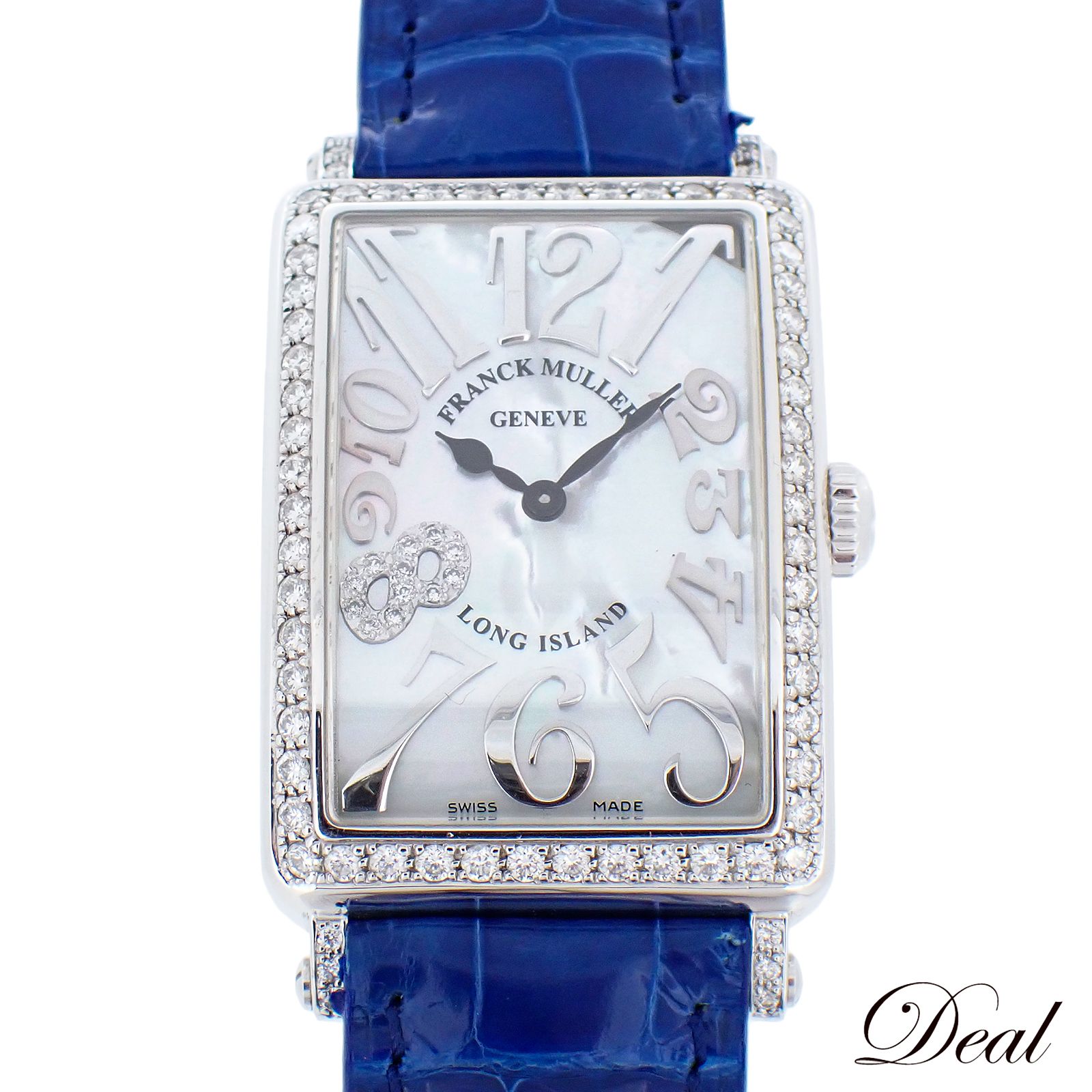 純正ダイヤ ベゼル|尾錠|8|ラグ フランクミュラー ロングアイランド レリーフ 952QZRELMOP D1RCD8 レディース 腕時計