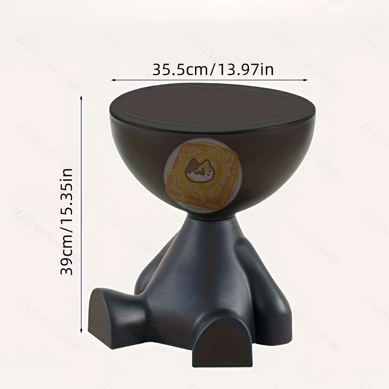 コーヒーテーブル プラスチック製 ミニテーブル 手足デザイン ミニサイズ ポップ かわいい カメラ 花瓶 ぬいぐるみ 本 時計 黒 白 黄 ピンクST010