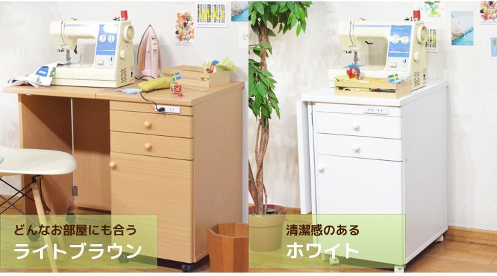 ミシン台 折り畳みデスク コンセント付き 幅91.5cm ミシン台 折り畳みデスク コンセント付き 幅91.5cm の通販 by