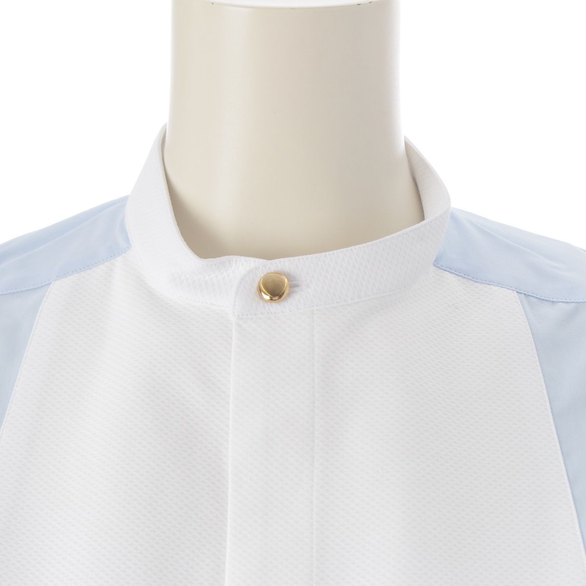 セブリン SEBLINE コットン 金ボタン ペインター ノーカラー