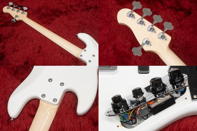 new】Xotic Bass / XJ-Core 5st Olympic White/Alder/R/MH/XTCT #23004