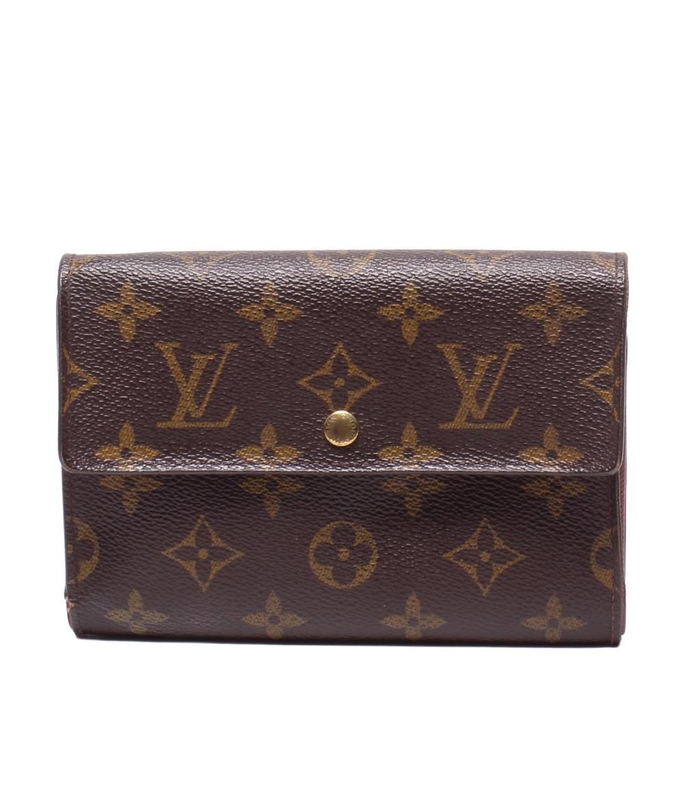 ルイ ヴィトン 三つ折り財布 ポルトトレゾール エテュイ パピエ M61202 レディース LOUIS VUITTON