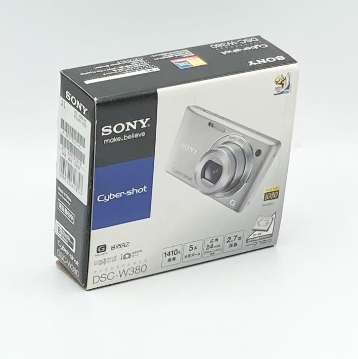 中古 箱付 完品 ソニー SONY デジタルカメラ Cybershot W380 ブラック