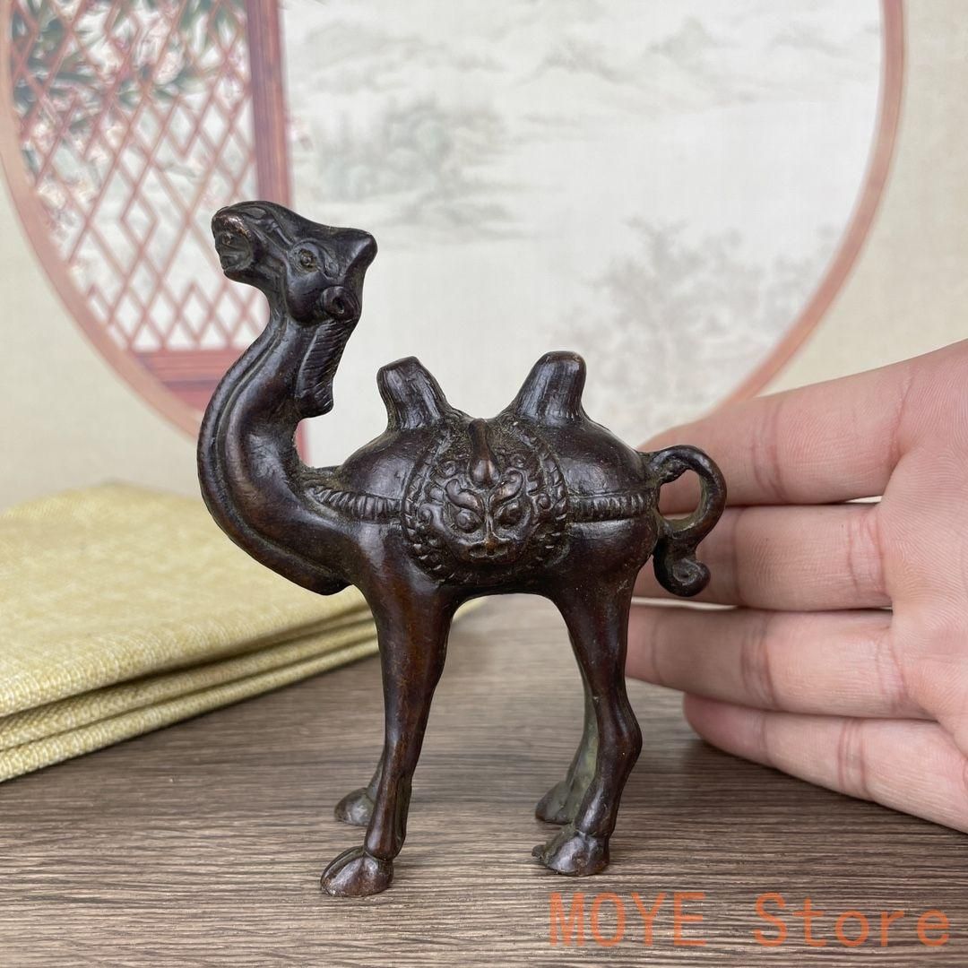 銅器 禅意茶盤 茶託 茶台 工芸品 装飾品 置物 銅 細工 仏教美術 玄奘参詣準提菩薩仏像 禅意茶道 置物 装飾品