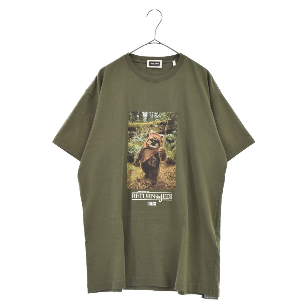 KITH (キス) ×STAR WARZ Ewok Vintage Tee スターウォーズ イウォーク ヴィンテージ半袖Tシャツ カーキ - メルカリ