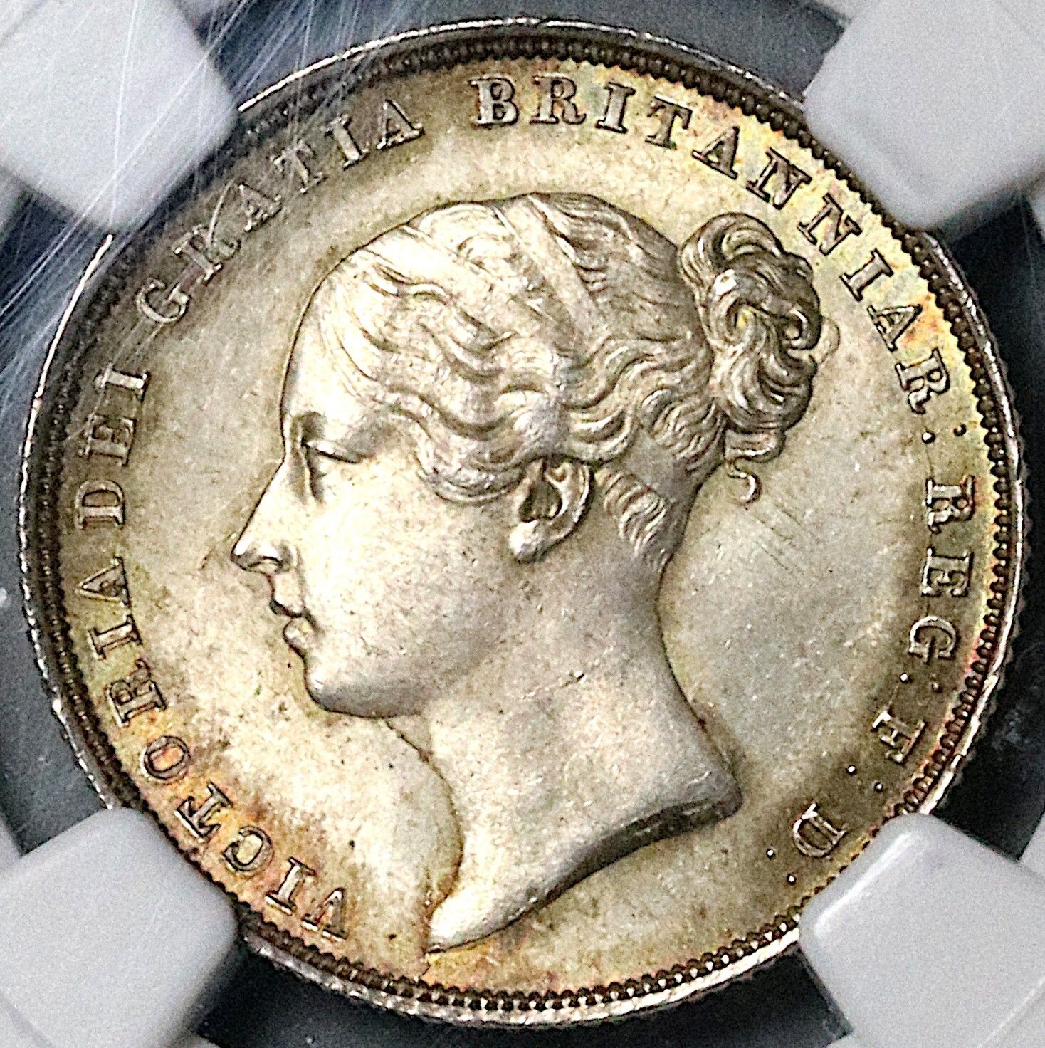 1838 NGC MS 65 Victoria Great Britain Shilling Mint State Gem Coin 24022902C