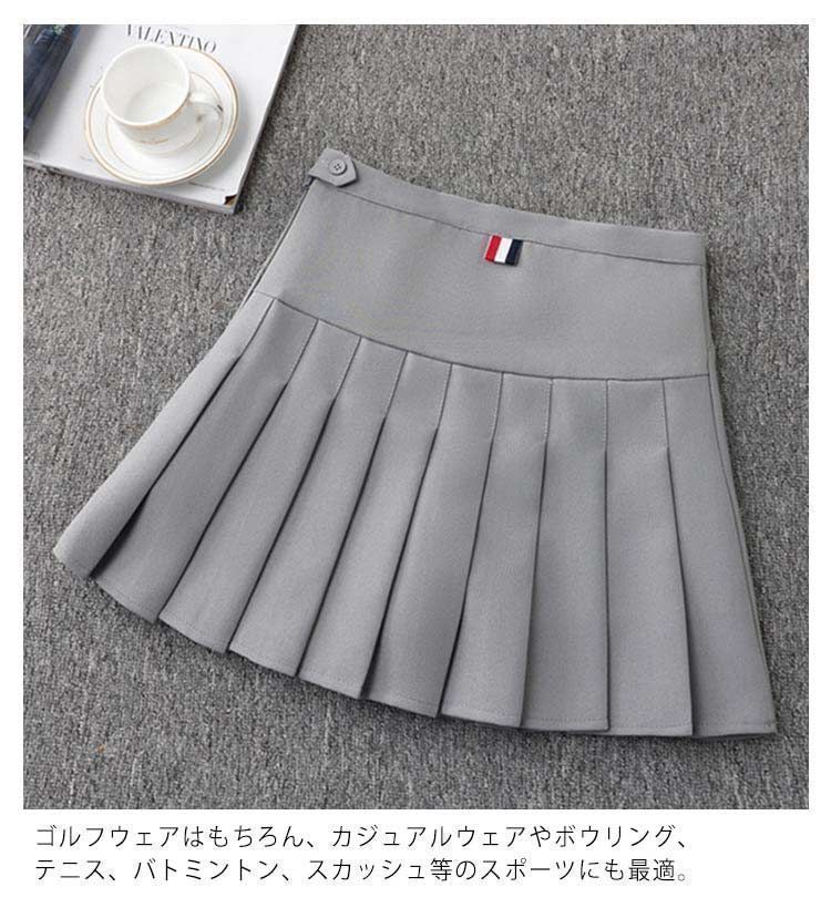 ゴルフスカート レディース プリーツスカート 送料無料 ミニ