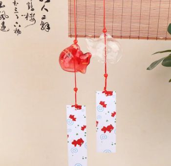屋外装飾ハンギング，装飾的な魚のペンダント，ガーデンチャイム