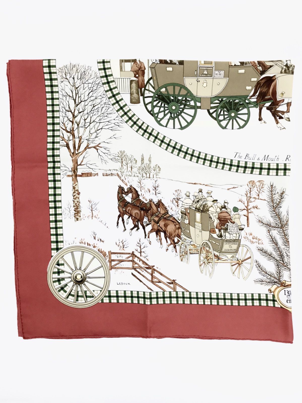 中古 美品】エルメス HERMES カレ90 Carre 90 大判 シルク