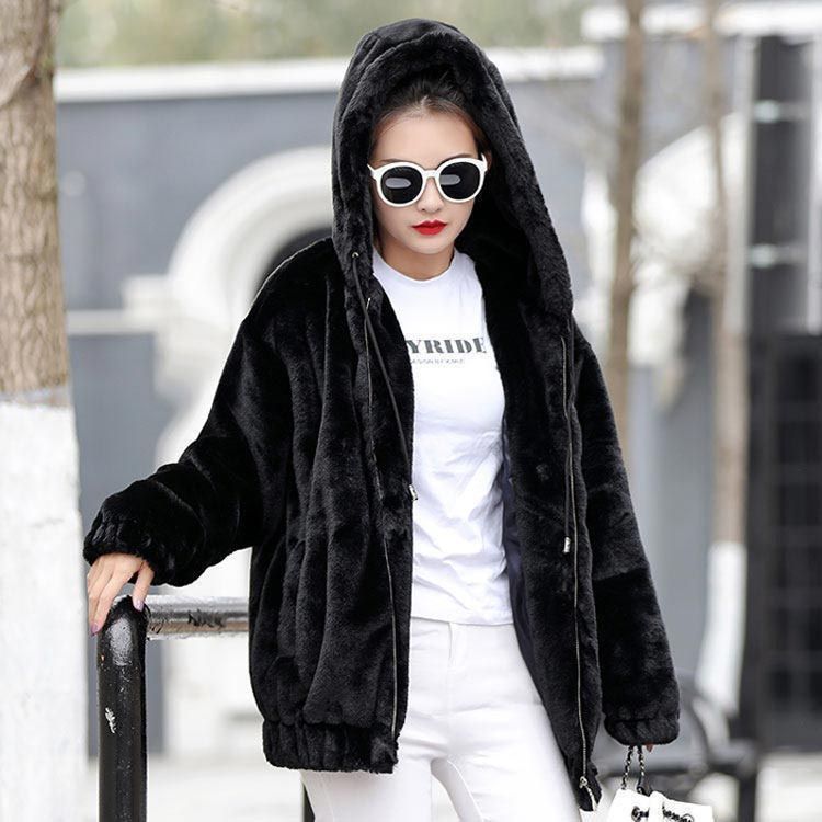 【送料無料】 ビバ レディース ジャケット・ブルゾン アウター Biba Short Faux Fur Jacket Black