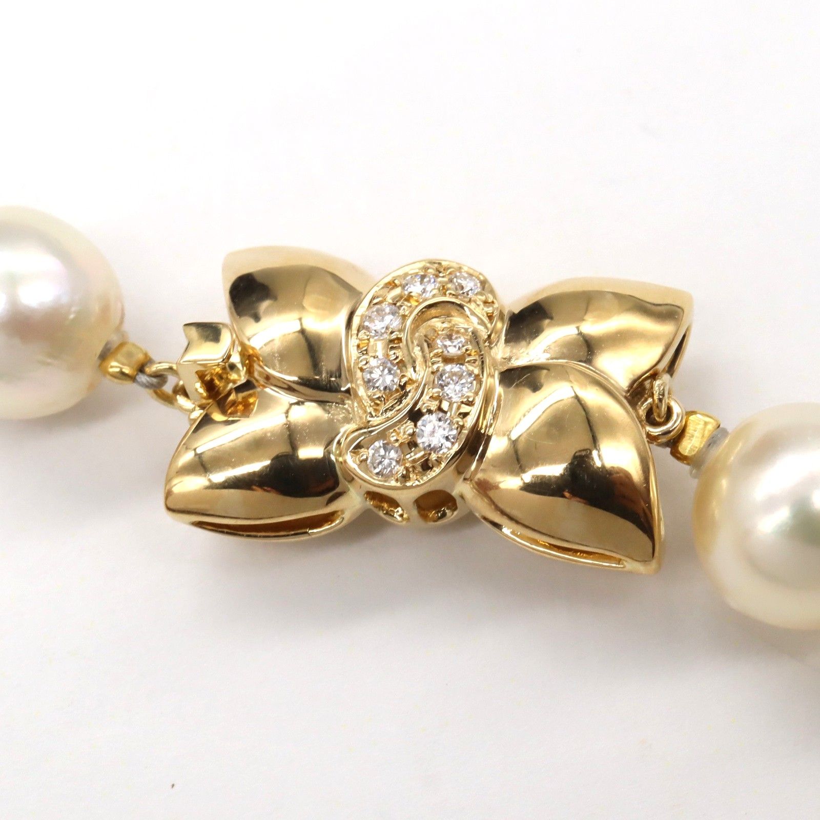 K18タサキTASAKIパールネックレス TASAKI タサキ バランス シグネチャー パール 真珠 ネックレス