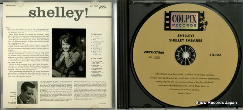 CD】シェリー・フェブレー ジョニー・エンジェル WPCR-27866