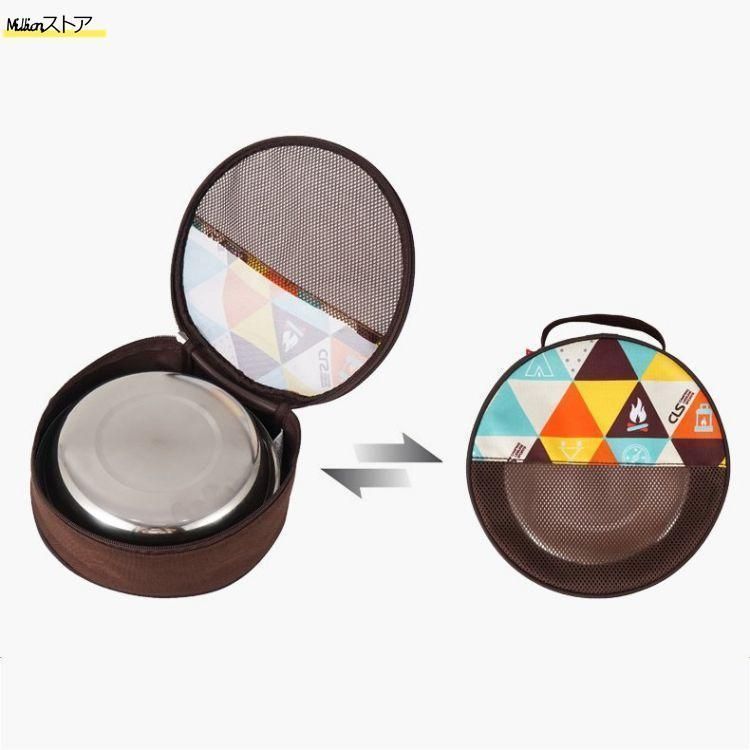 キャンプ 食器セット ステンレス食器 アウトドア レジャー キャンプ食器 ステンレス で清潔 ピクニック バーベキュー にも 収納ケース付き xzdsxpj