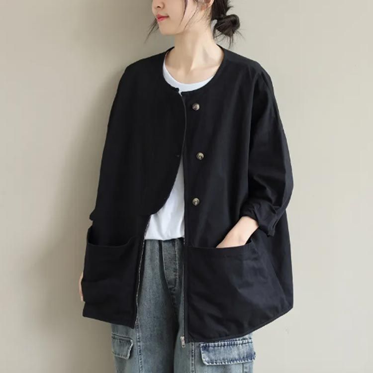 ゆったり ショート 大きいサイズ M フードなし レディース 2XL