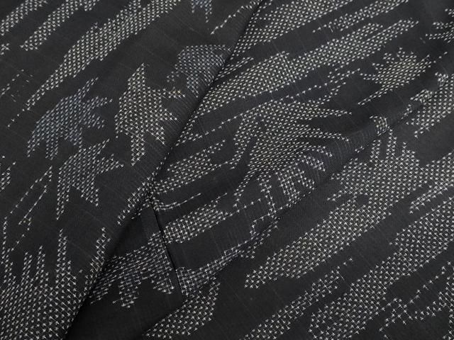 平和屋着物＊夏物 本場大島紬 夏大島 9マルキ 風景文 正絹 AABB5954st