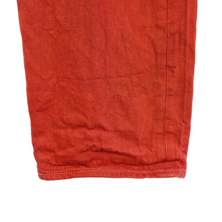 Levi'sリーバイス501XXカラーデニムパンツ赤レッドボタンフライ赤タブ